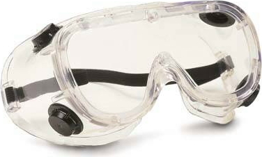 Συμπαγή προστατευτικά γυαλιά εργασίας διαφανή μάσκα με βαλβίδες